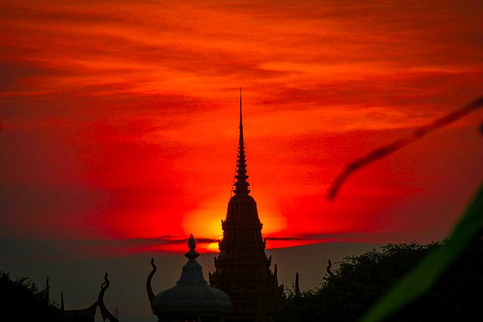 Cambodia — Sunset