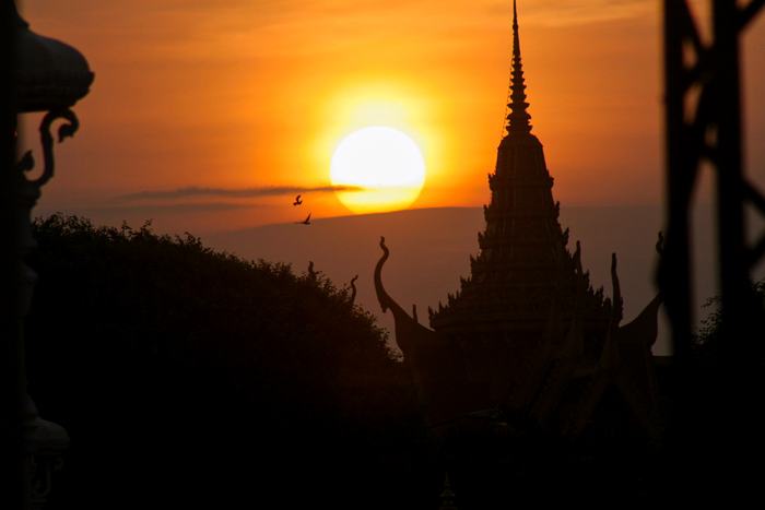 Cambodia — Sunset